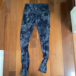 Lululemon Align Pants Size 6 28” color: Diamond Dye Pitch Grey Graphite Grey